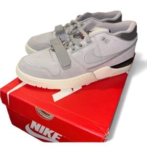 NIKE AAF88 LOW MEDIUM GREY/MEDIUM GREY NEW!!